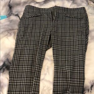 Plaid gap curvy pants
